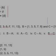 RECORDED VIDEO ON RELATIVE COMPLEMENT SYMMETRIC DIFFERENCE