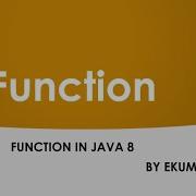 Java 8 Function Identity Static Method