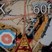 Dare Devil Dive Front Seat On Ride 5K POV 60fps Six Flags Over Georgia