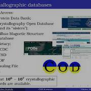 Saulius Gražulis Talk At The MIF Seminar Http Kurlin Org MIFplusplus Php
