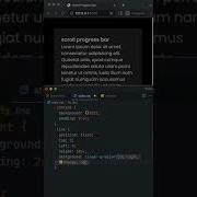 Scroll Progress Bar In JS