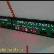 LED Token Display Multi Counter By Technocratz 9810124109