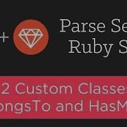 Parse Server Ruby Custom Classes And Relationships