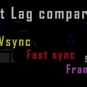 Input Lag With Gsync Vs Vsync Vs Fast Sync Vs Frame Gen