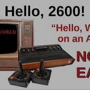 Привет 2600 Hello World на Atari НЕПРОСТО