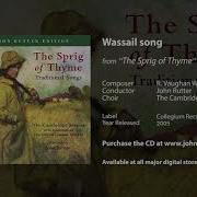 Wassail Song Vaughan Williams Arr John Rutter Cambridge Singers
