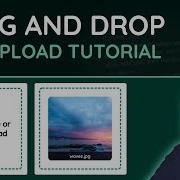 Simple Drag And Drop File Upload Tutorial HTML CSS JavaScript