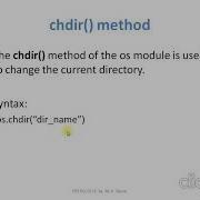 Python File Handling Different Directory Methods