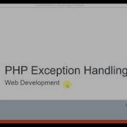Exceptions PHP Try Catch