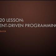 App Inventor 2 Event Driven Programming