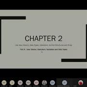 ITSE203 CHAPTER 2 JAVA TOKENS And OPERATORS
