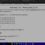 Two Sets Solution CSES Problem Set Solution