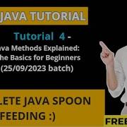 JAVA Tutorial 4 Java Methods Explained The Basics For Beginners