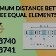 Minimum Distance Between Three Equal Elements I And II Leetcode 3740 Leetcode 3741 Java Hindi