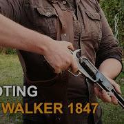 Shooting Colt Walker 1847 Revolver By Uberti