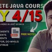 Day 4 15 Complete Java Course Control Statements If Else Switch Loops Break And Continue