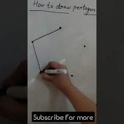 How To Draw Pentagon Shape Pentagon With Dot Shape Shorts Short