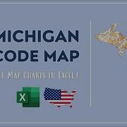 Michigan Zip Code Map In Excel Zip Codes List And Population Map
