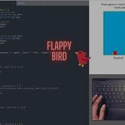 ASMR Programming Flappy Bird JavaScript No Talking