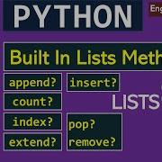 Built In List Methods In Python Append Insert Count Index Pop Extend Remove Shortsfeed Python