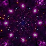 4K Animation VJ Loop Neon Tunnel Flight Through Hyperspace Infinitely Looped Animation
