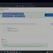 Knowledge Check Conditionals And Loops Coursera Programming With JavaScript Meta
