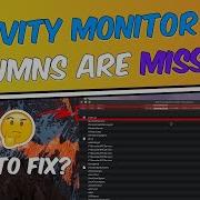 How To Fix Activity Monitor Columns Are Missing Issue