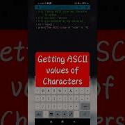 Find ASCII Values For Characters In Python
