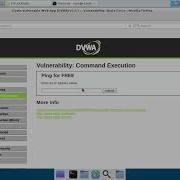DVWA Pentesting Command Execution Security Level Low