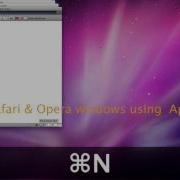 Arrange Safari And Opera Windows Using AppleScripts