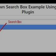 Dropdown Search Box Using Select2 Plugin JQuery
