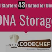 DNA Storage Problem CodeChef Starters 43 Contest Problem Solution Python
