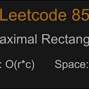 Maximal Rectangle Leetcode 85 Python