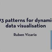 D3 Patterns For Dynamic Data Visualisation Ruben Vicario
