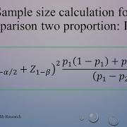 Sample Size Calculation For Comparison Two Proportion RCT
