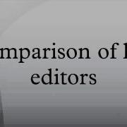 Comparison Of Hex Editors