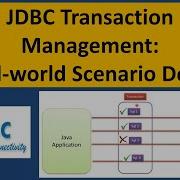 JDBC Transaction Management Real World Scenario Demo
