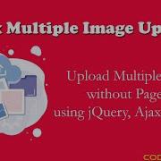 Upload Multiple Images Using JQuery Ajax And PHP