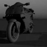 3d Sport Bike Render Test