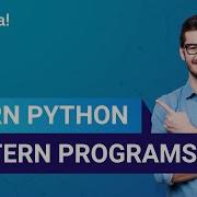 Learn Python Pattern Programs Printing Star Patterns In Python Pattern Programs Edureka Live