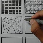 15 Zentangle Patterns Design Tutorials