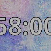 58 Minute Timer With Music Abstract Timer